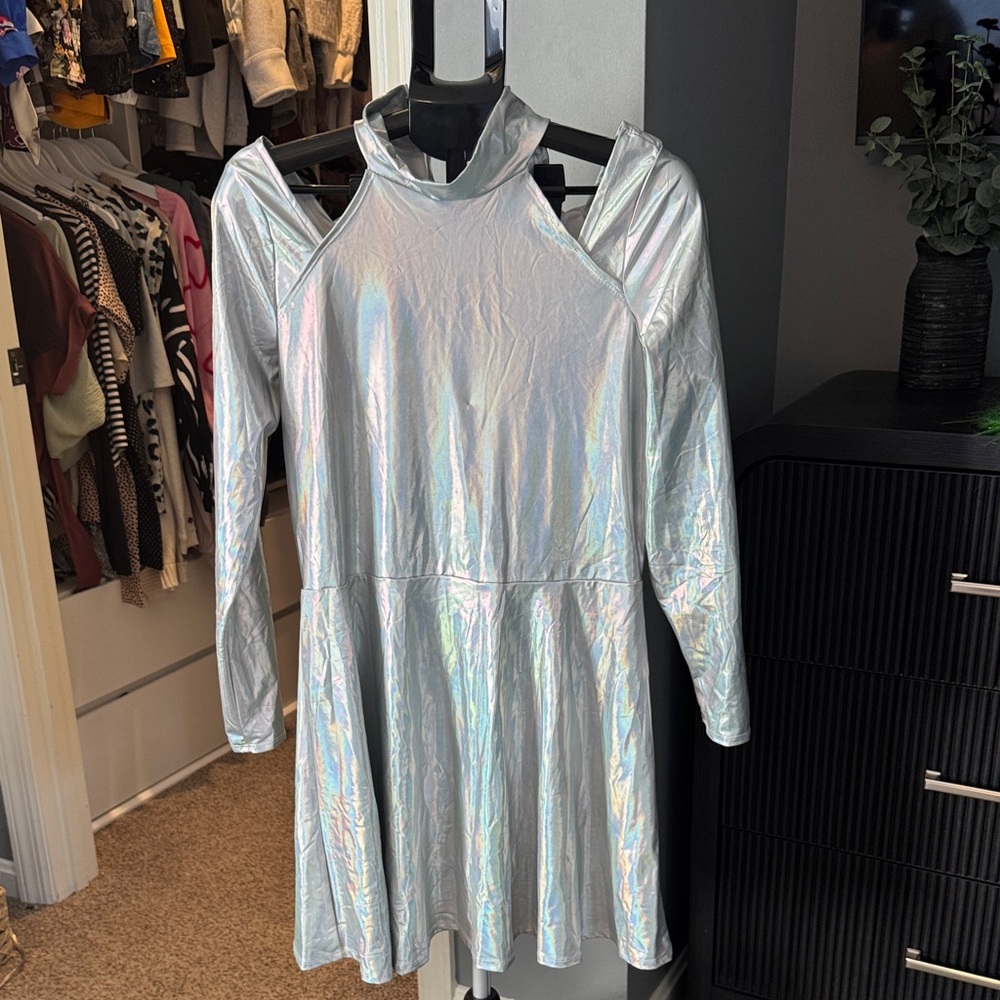 Alien Costume/Long Sleeve Skater Dress